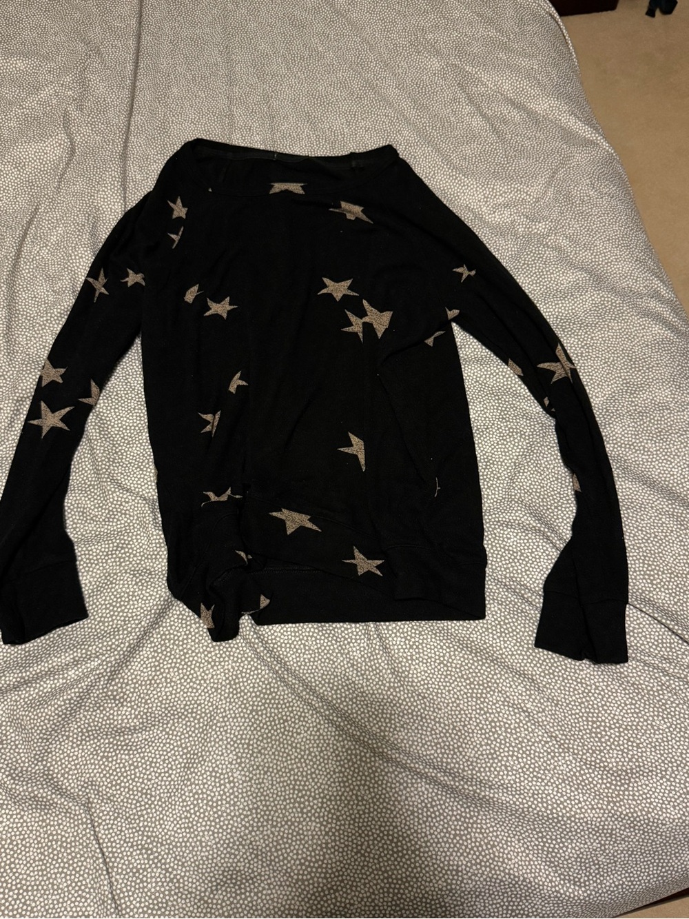 5/$10‼️ Black Star-Print Women's Sweater